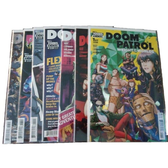 Other - Doom Patrol Comic Book Set/Run 1 Thru 7